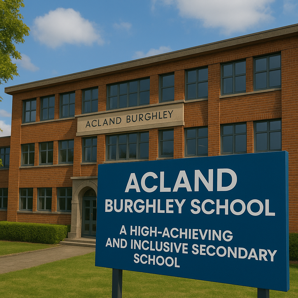 llustrative AI-generated image. Not an actual photo of Acland Burghley School