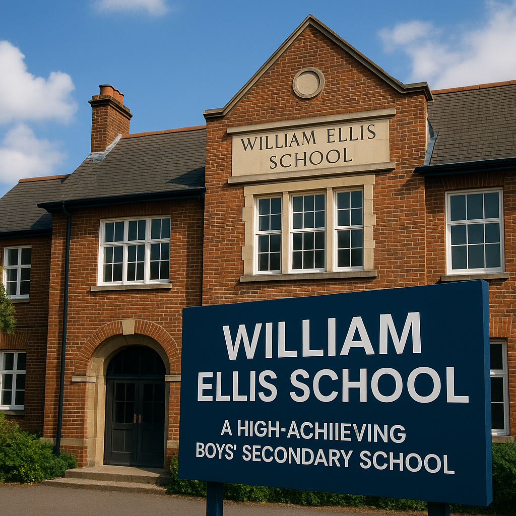 Illustrative AI-generated image. Not an actual photo of William Ellis School