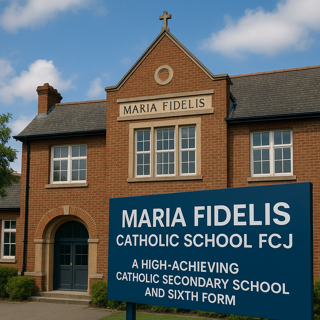 llustrative AI-generated image. Not an actual photo of Maria Fidelis Catholic School FCJ
